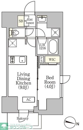 イプセ渋谷本町の物件間取画像